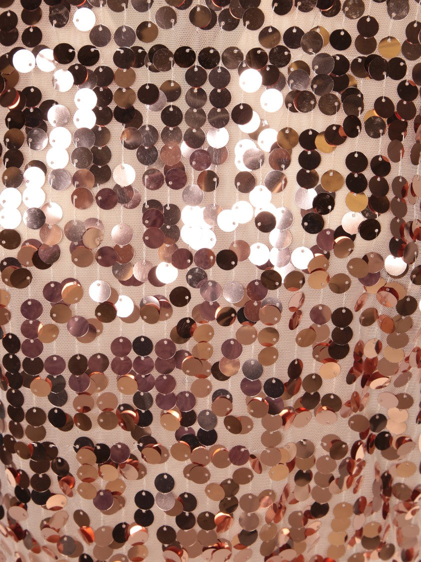 Blanca Vita Cropped Metallic Top