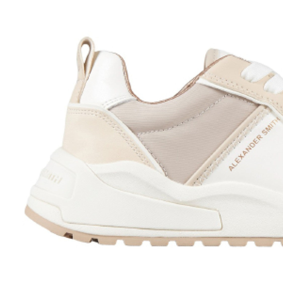 Alexander Smith Ecodover Sneakers In Cream Nubuck