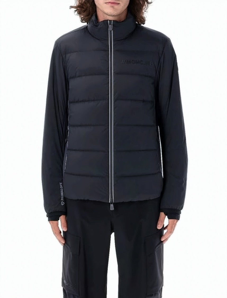 Moncler Short Padded Jacket With Quilted Front And Lightweight Insulation