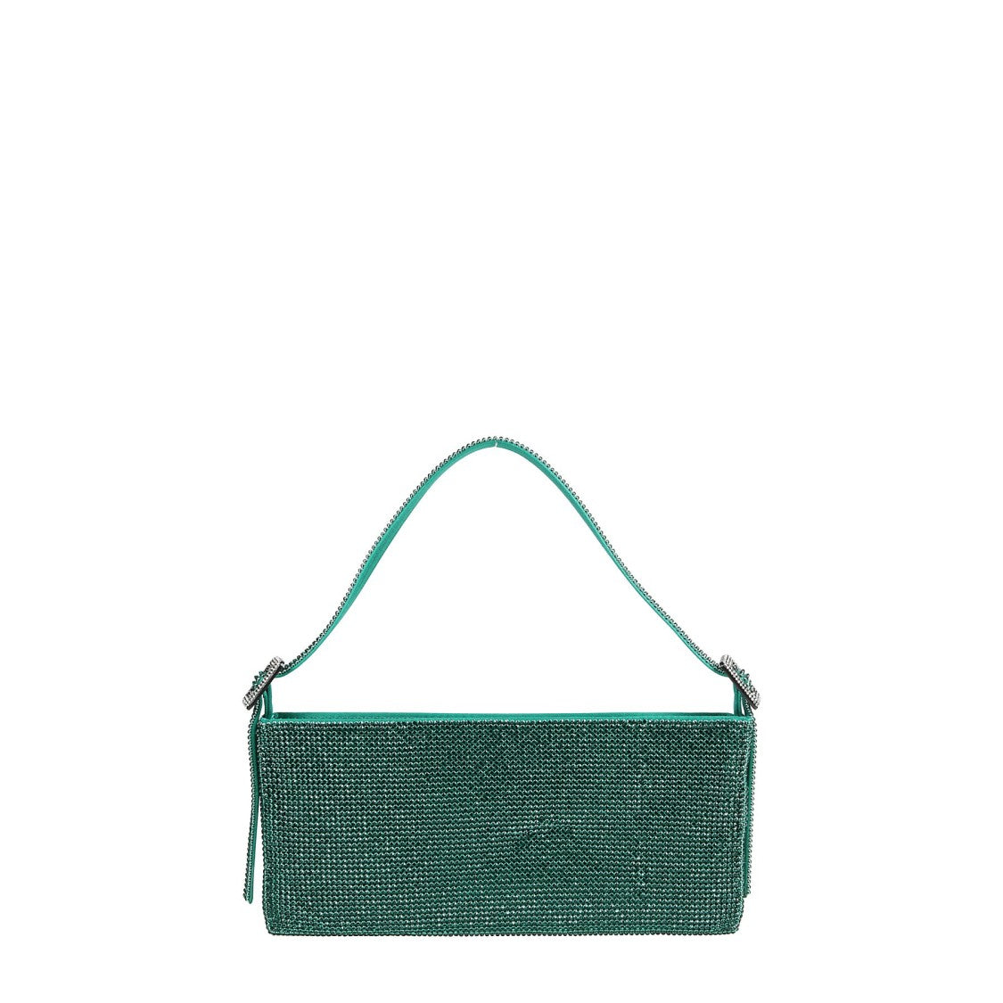 Benedetta Bruzziches Textured Silk Satin Shoulder Bag