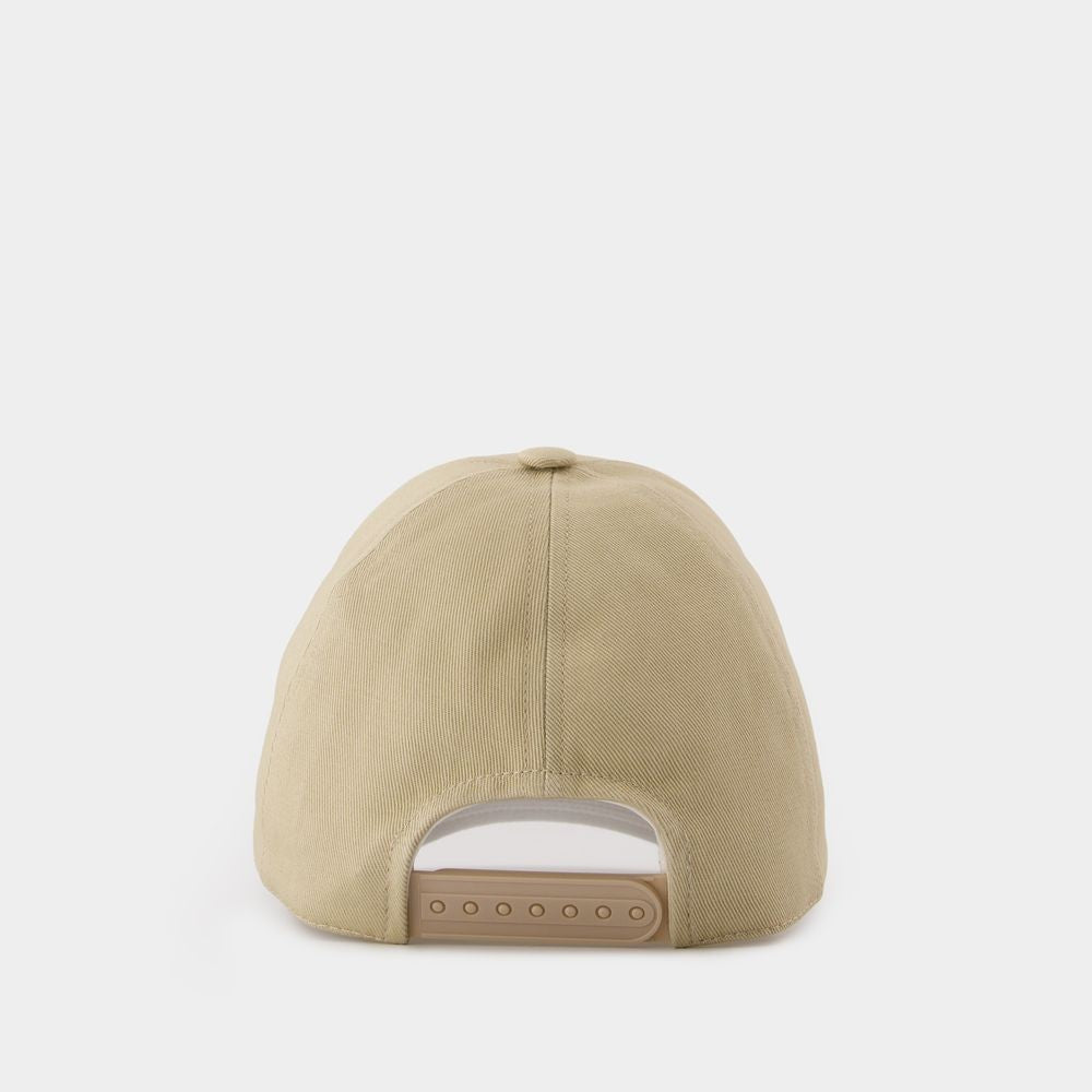 Courrèges Signature Cap - Cotton - Beige