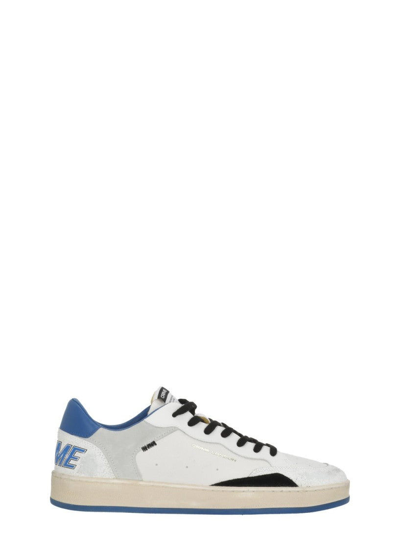 Crime London White Chelsea Used Effect Sneakers