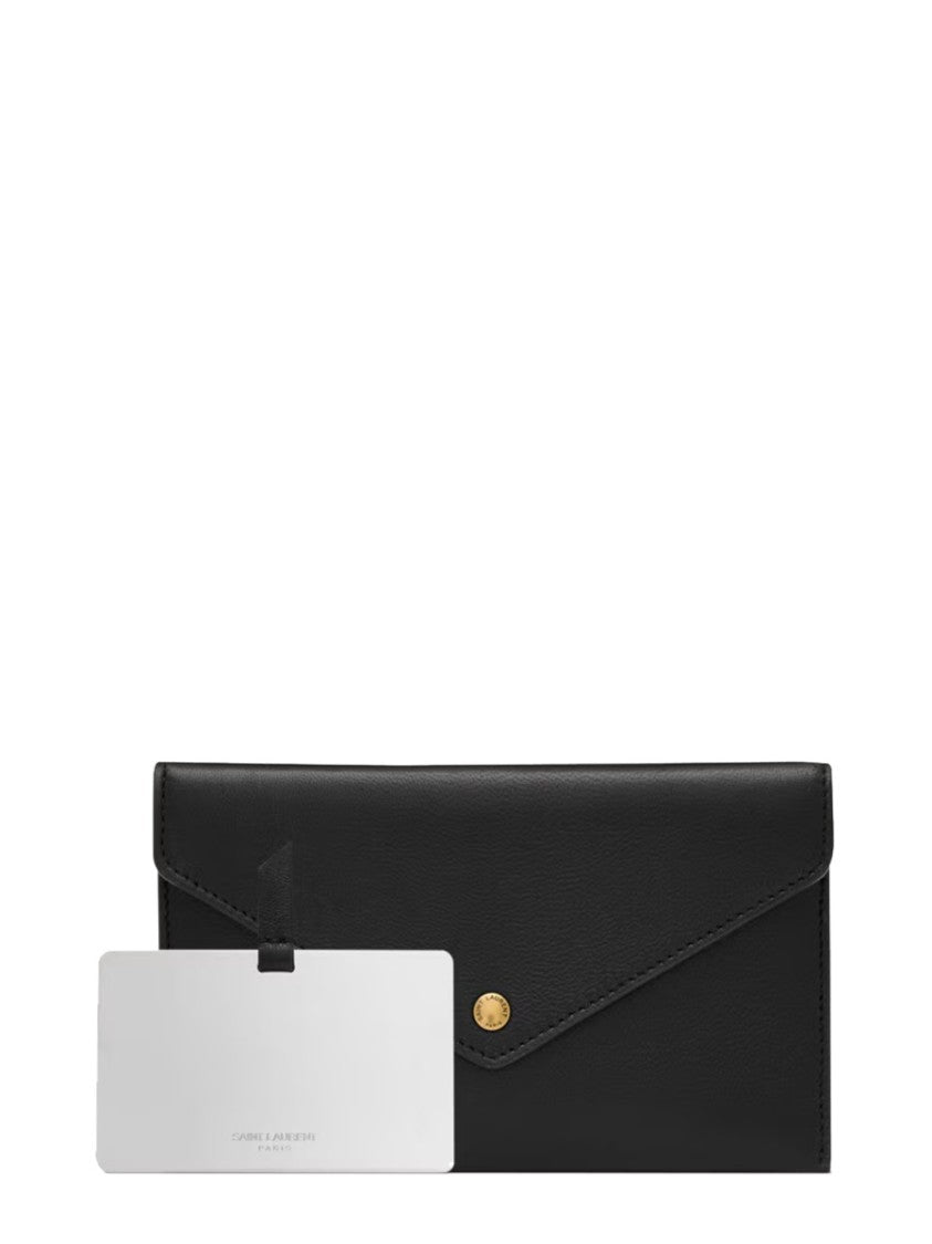 Saint Laurent Medium Chevron Quilted Lamb Leather Bag With Gold Hardware
