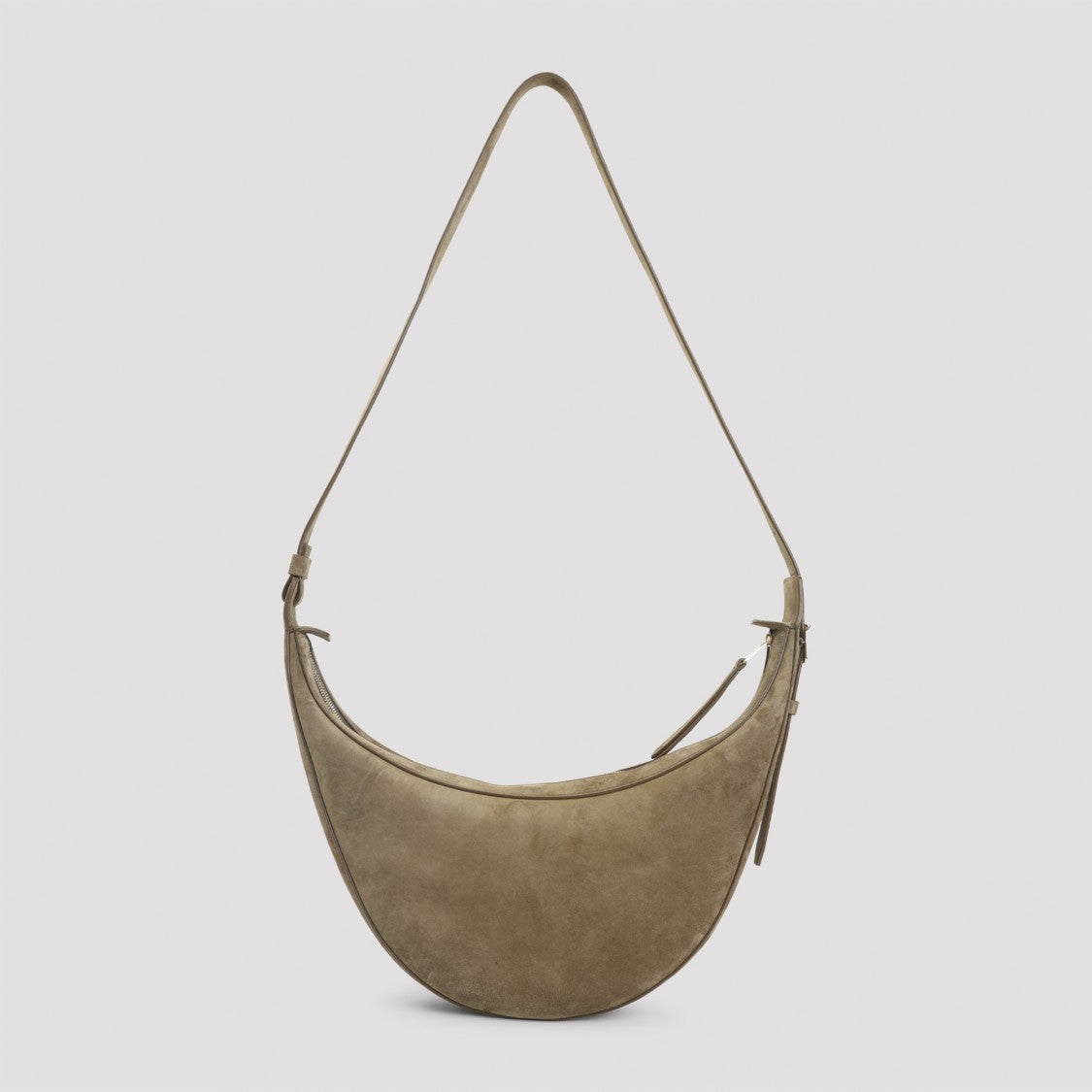 Khaite Crescent-Shaped Shoulder Bag With Adjustable Strap
