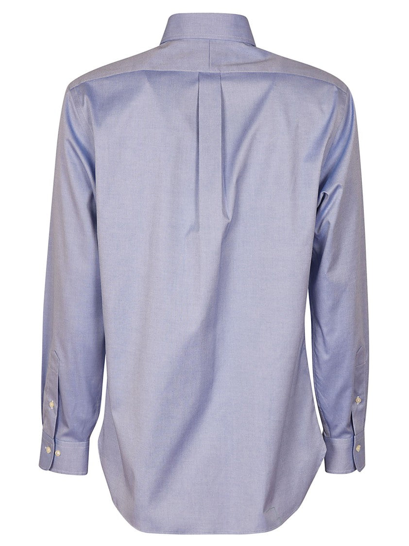 Polo Ralph Lauren Light Blue Pin Point Cotton Shirt