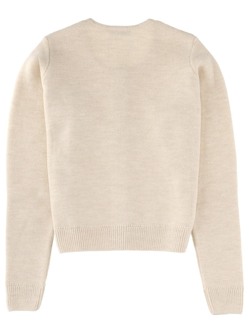 Lemaire Neutrals Crop Alpaca Blend Cardigan