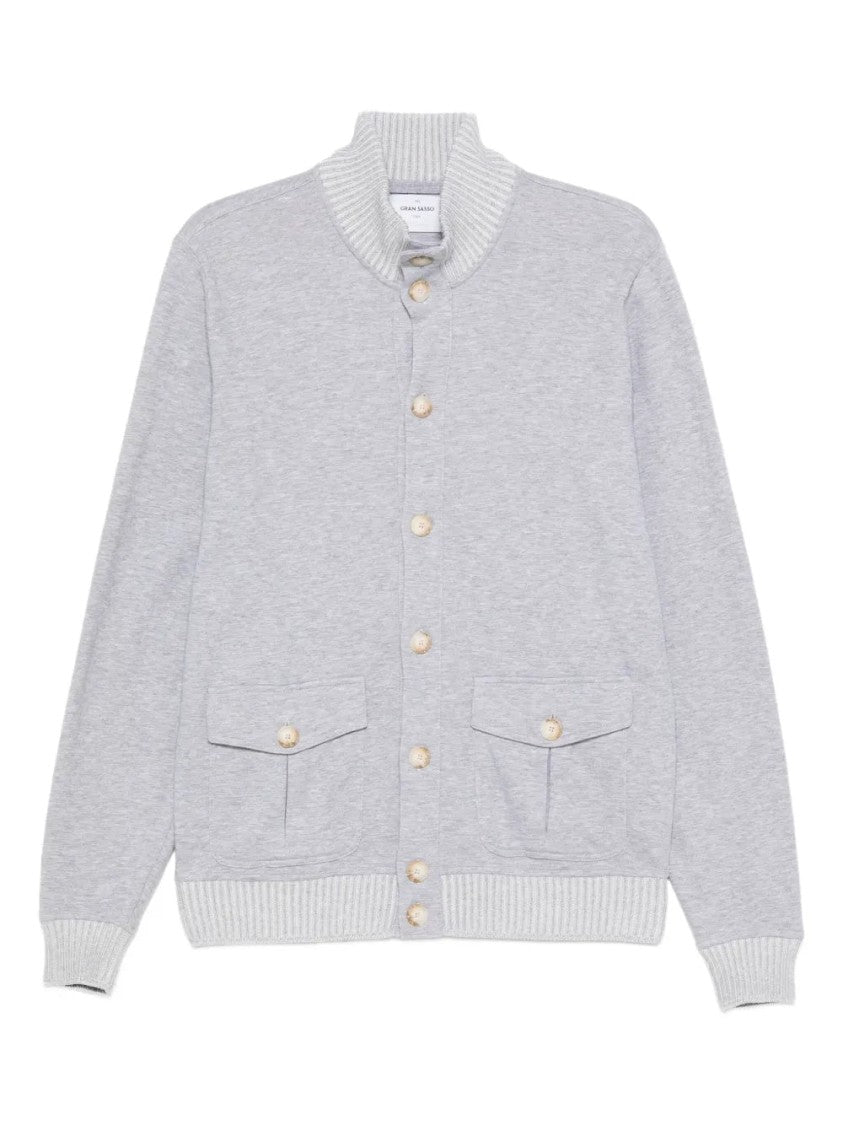 Gran Sasso Button-Fastening Ribbed-Hem Jacket