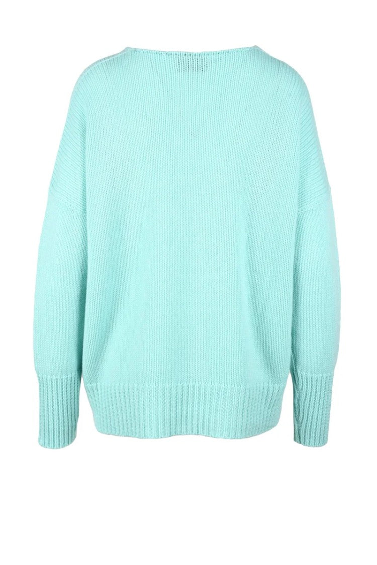 Nobili Aqua Green Cashmere Sweater