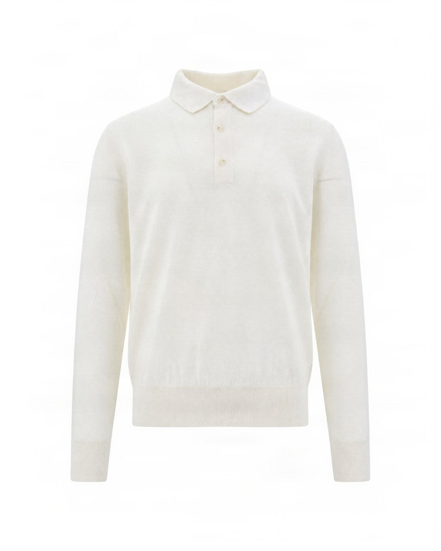 Boss Knit Virgin Wool Polo Shirt