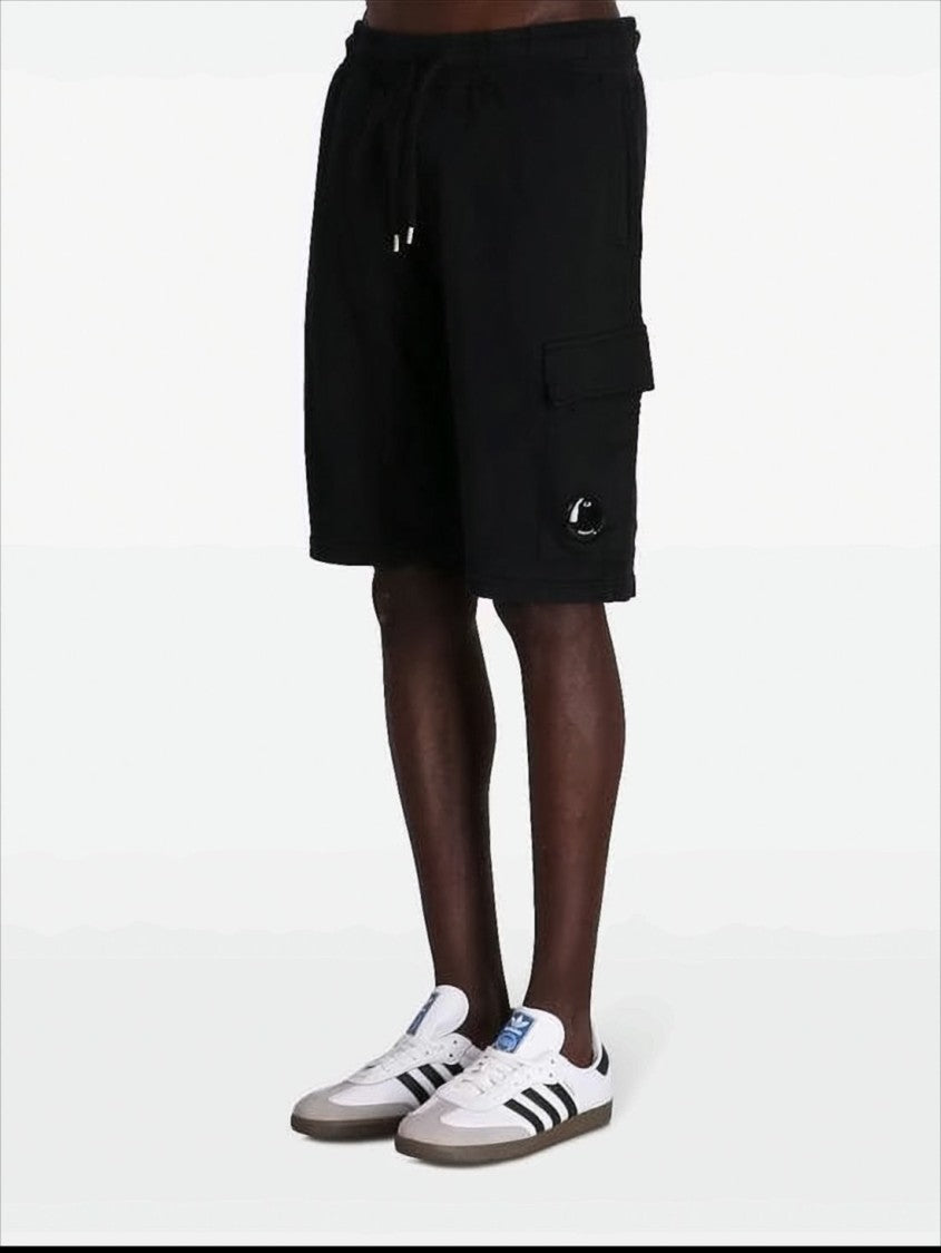 C.P. Company Relaxed Fit Cargo Shorts With Elastic Waistband