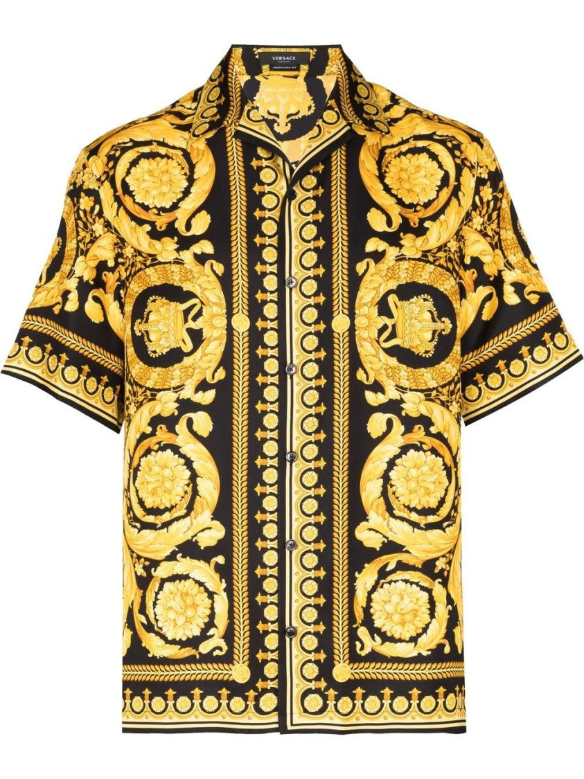 Versace Ornate Baroque Patterned Shirt