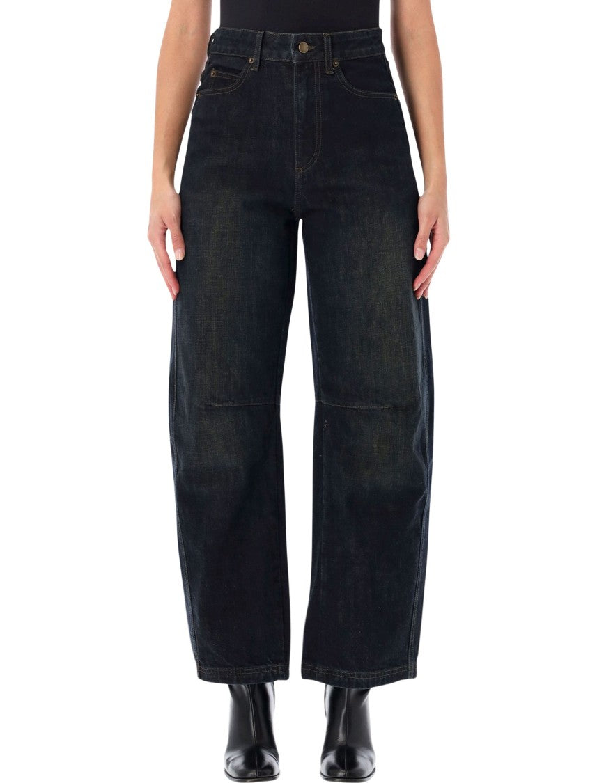 Soeur Eliot High-Waisted Wide-Leg Jeans