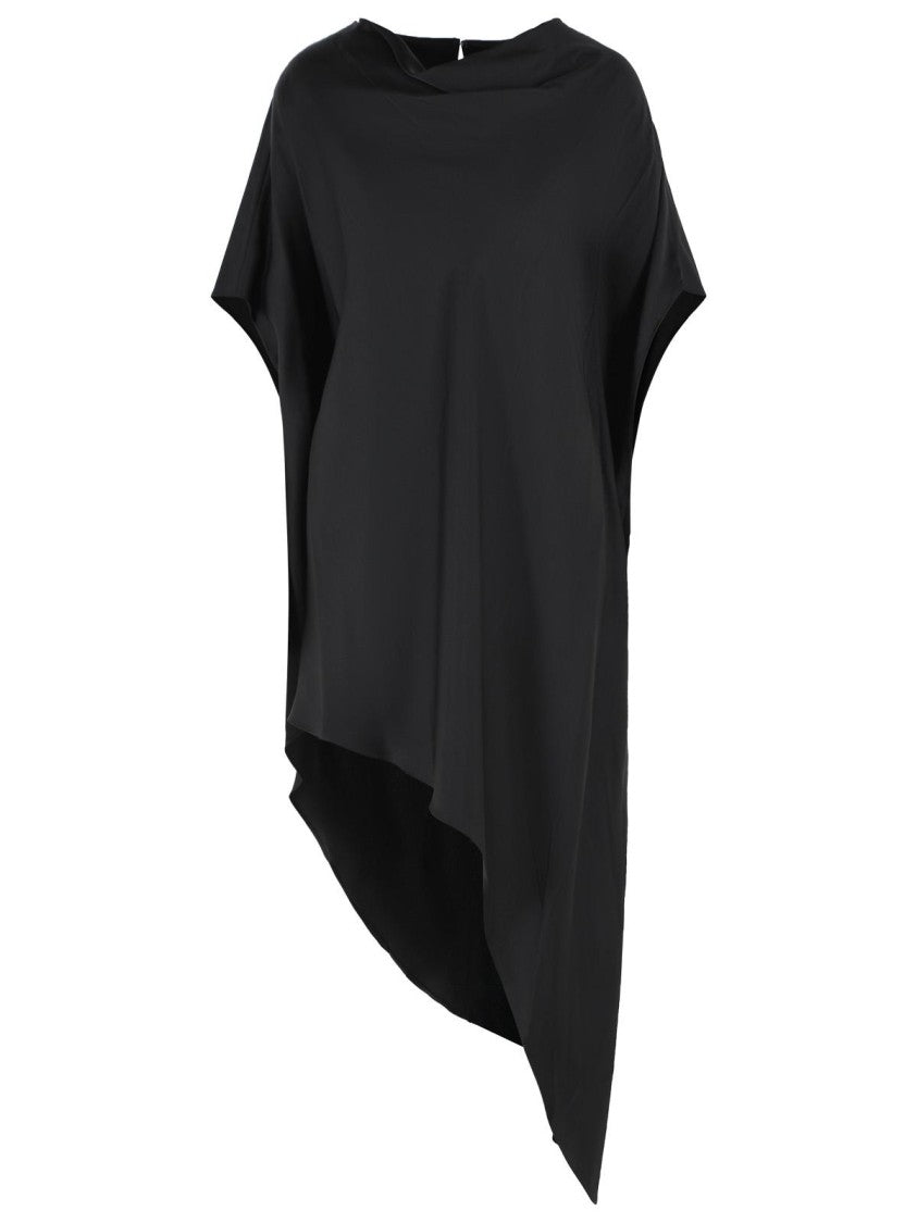 Simkhai Mini Dress With Draped Neckline And Asymmetrical Hem