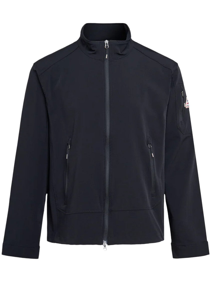 Pyrenex Lane High Collar Zip Black Jacket