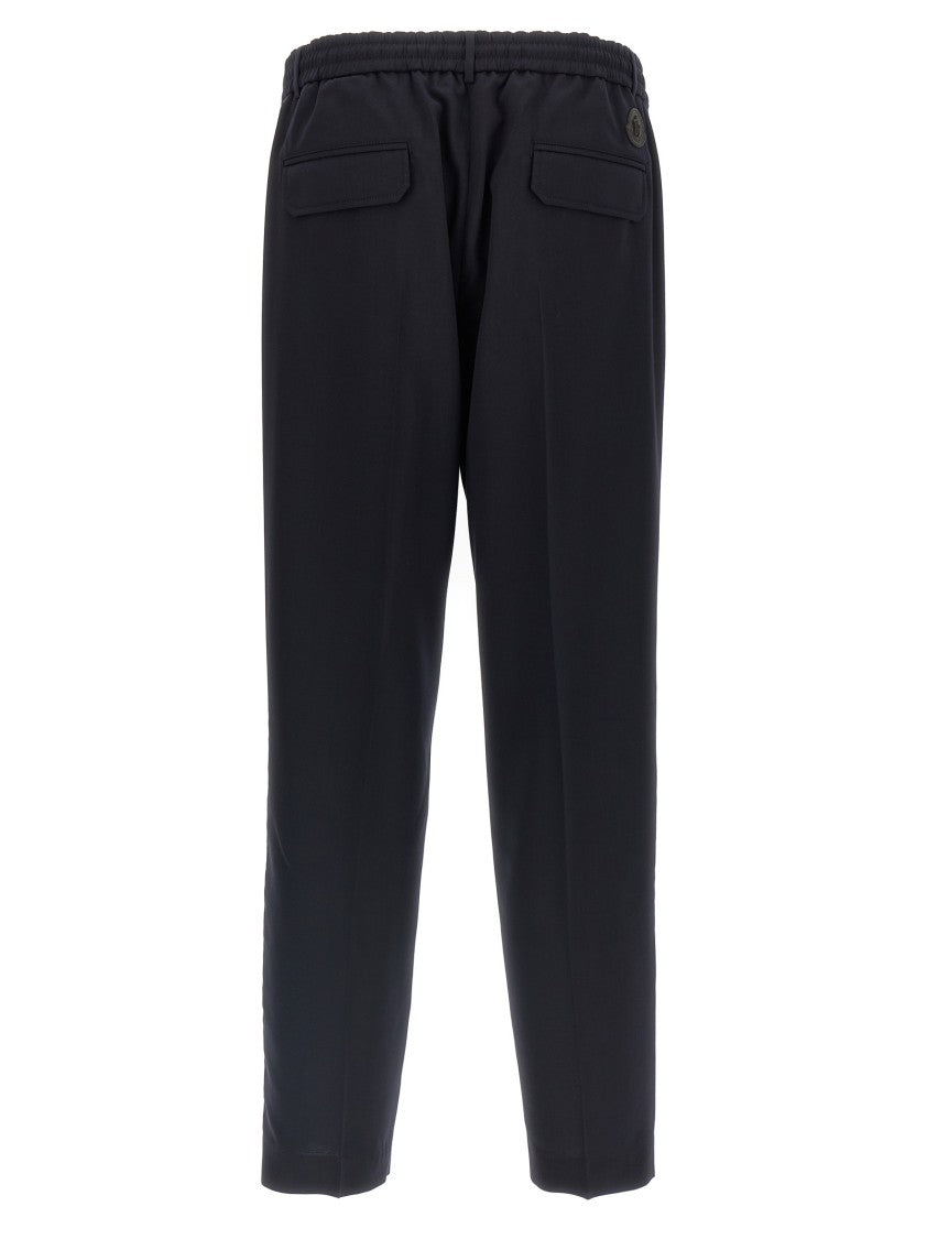Moncler Wool Blend Gabardine Pants