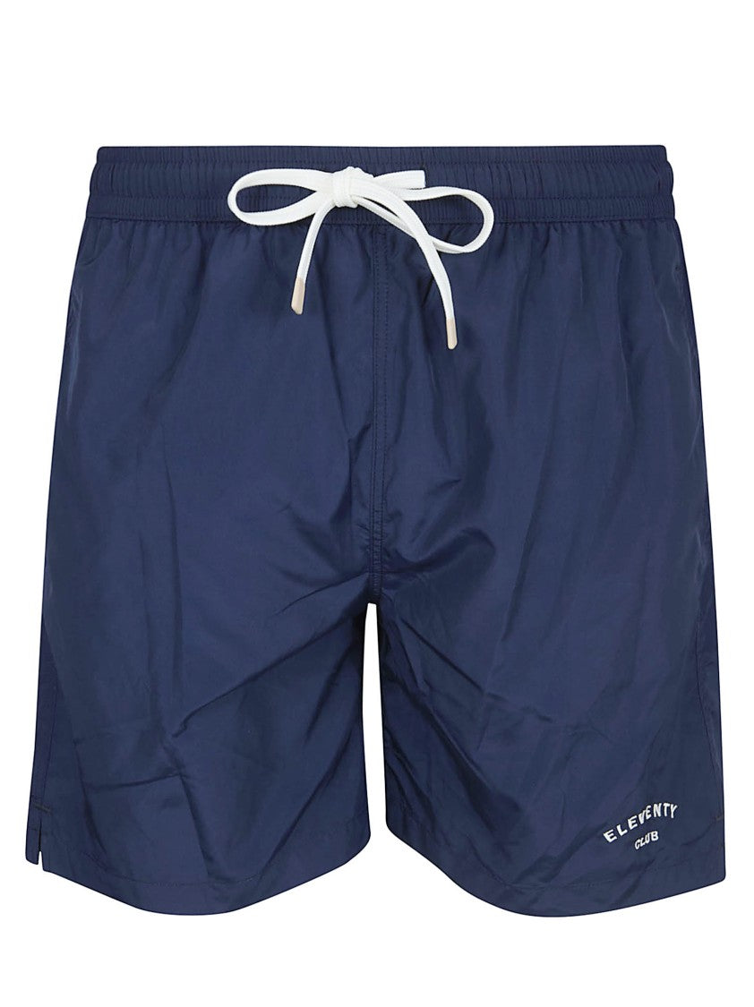 Eleventy Vibrant Blue Comfortable Fit Swimwear
