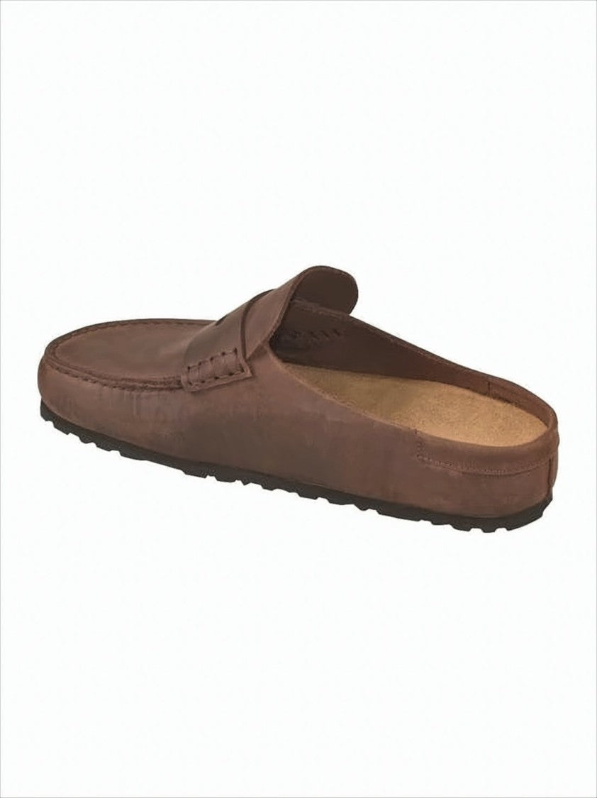 Birkenstock Nubuck Leather Penny Loafer Slippers