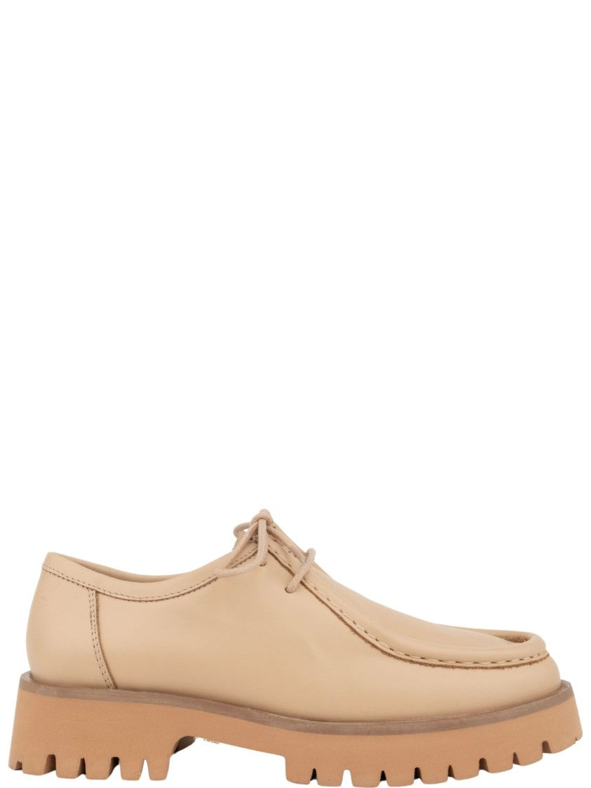 Sergio Moretti Beige Cow Leather Loafers