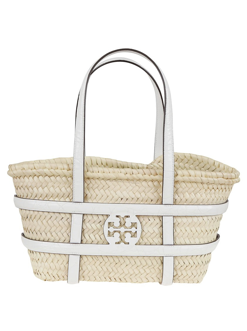 Tory Burch Ella Straw Small Basket