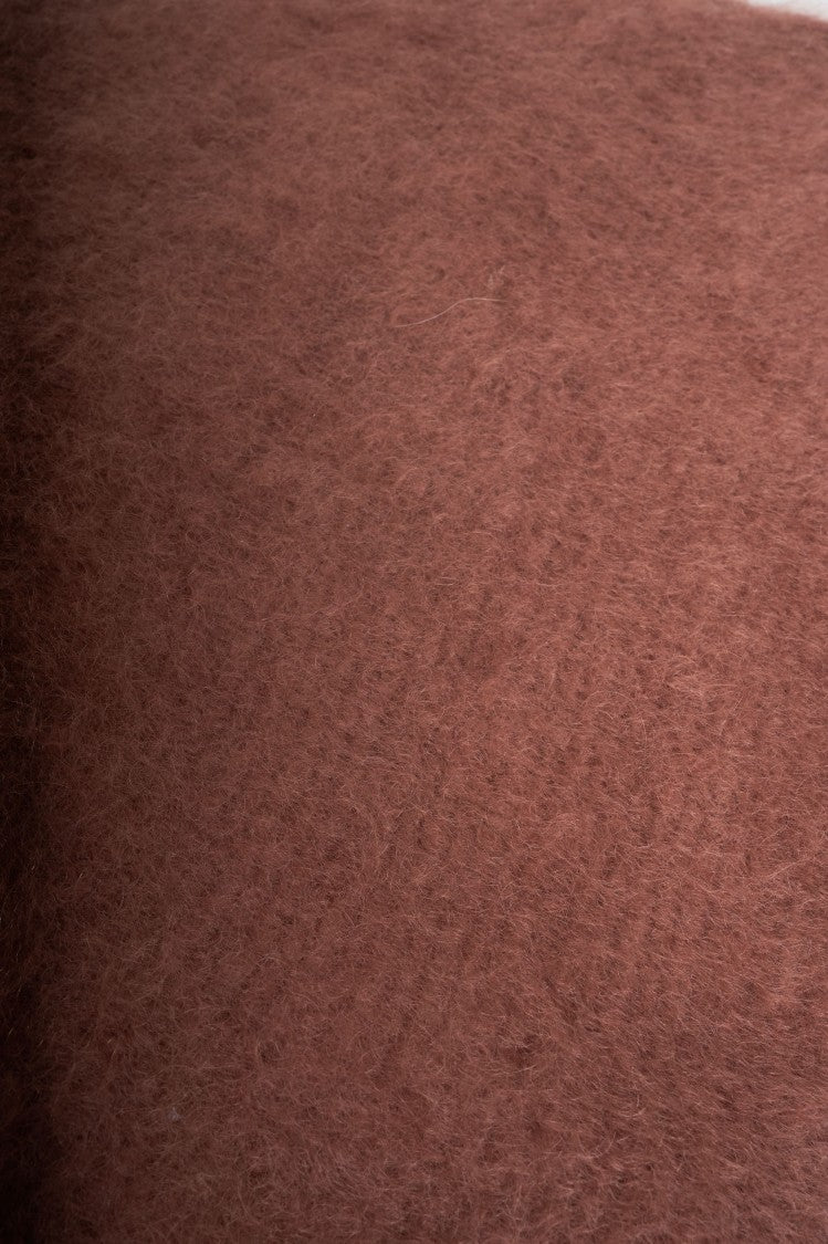 Ottod'ame Mohair Scarf With Refined Logo Detail