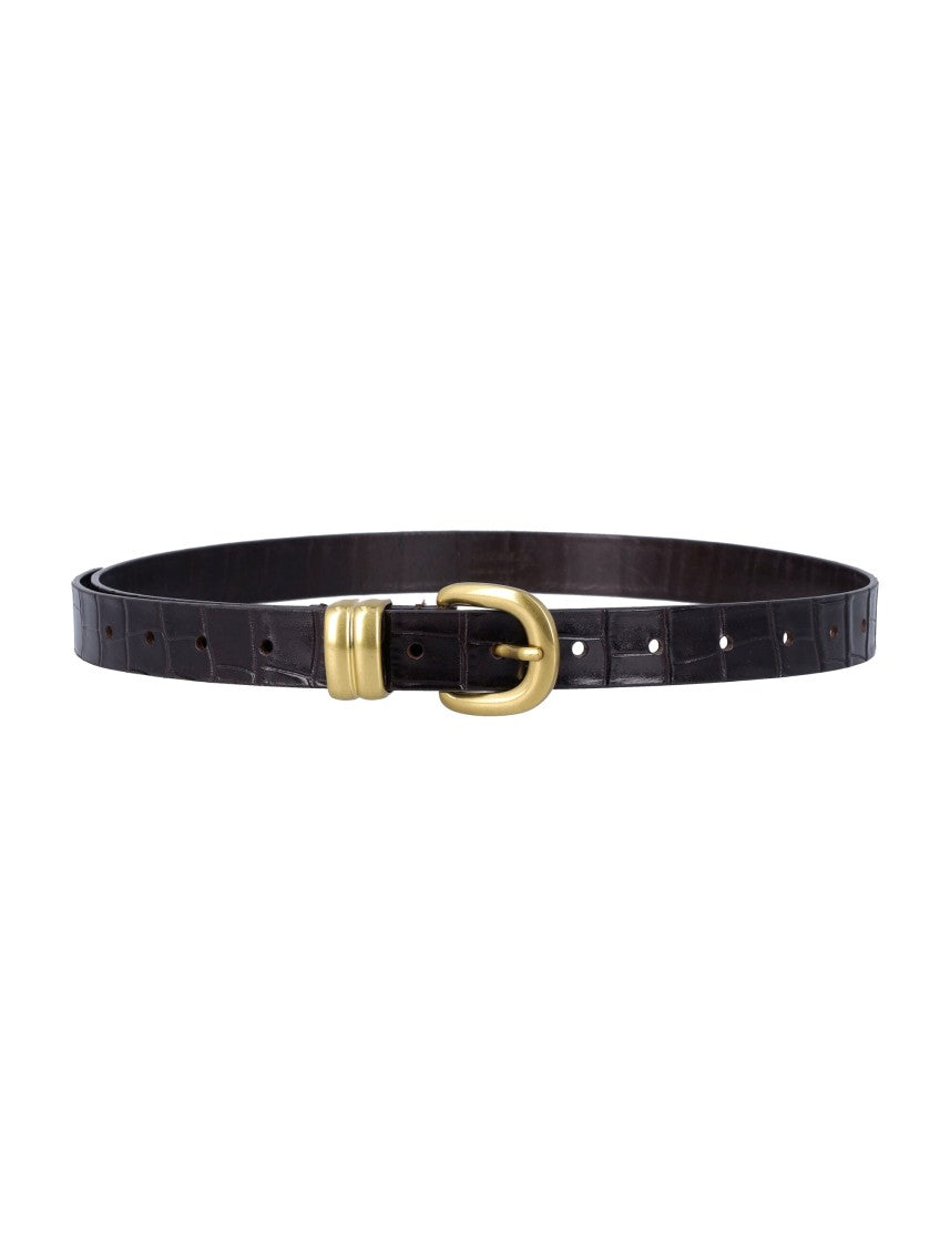 By Malene Birger Zoilo Brown Leather Belt