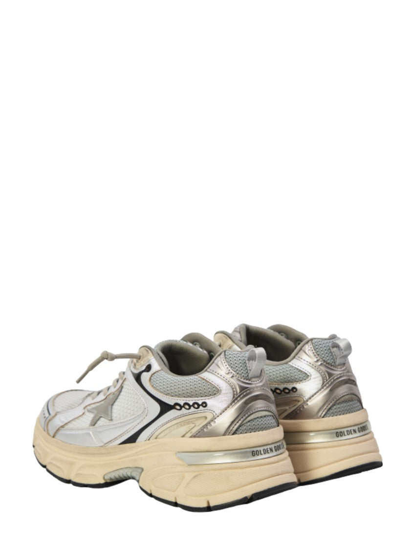Golden Goose Grey Mesh Lightstar Sneakers