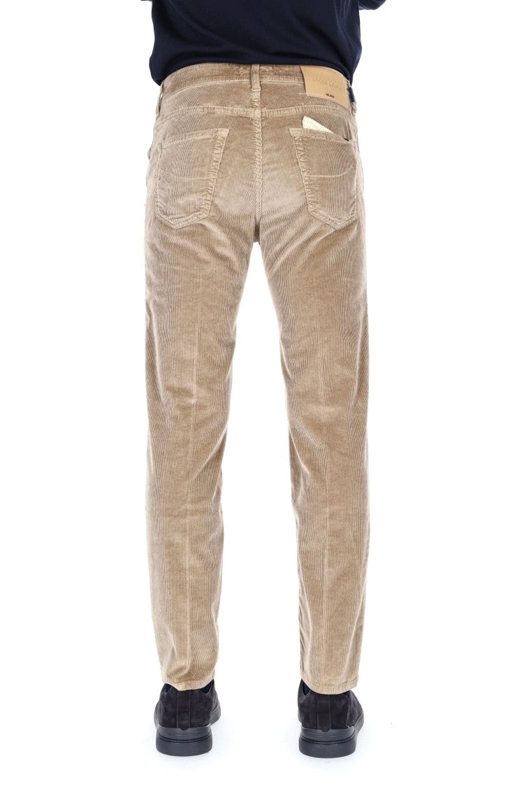Jacob Cohen Scott Fit Mille Righe Velvet 5-Pocket Trousers