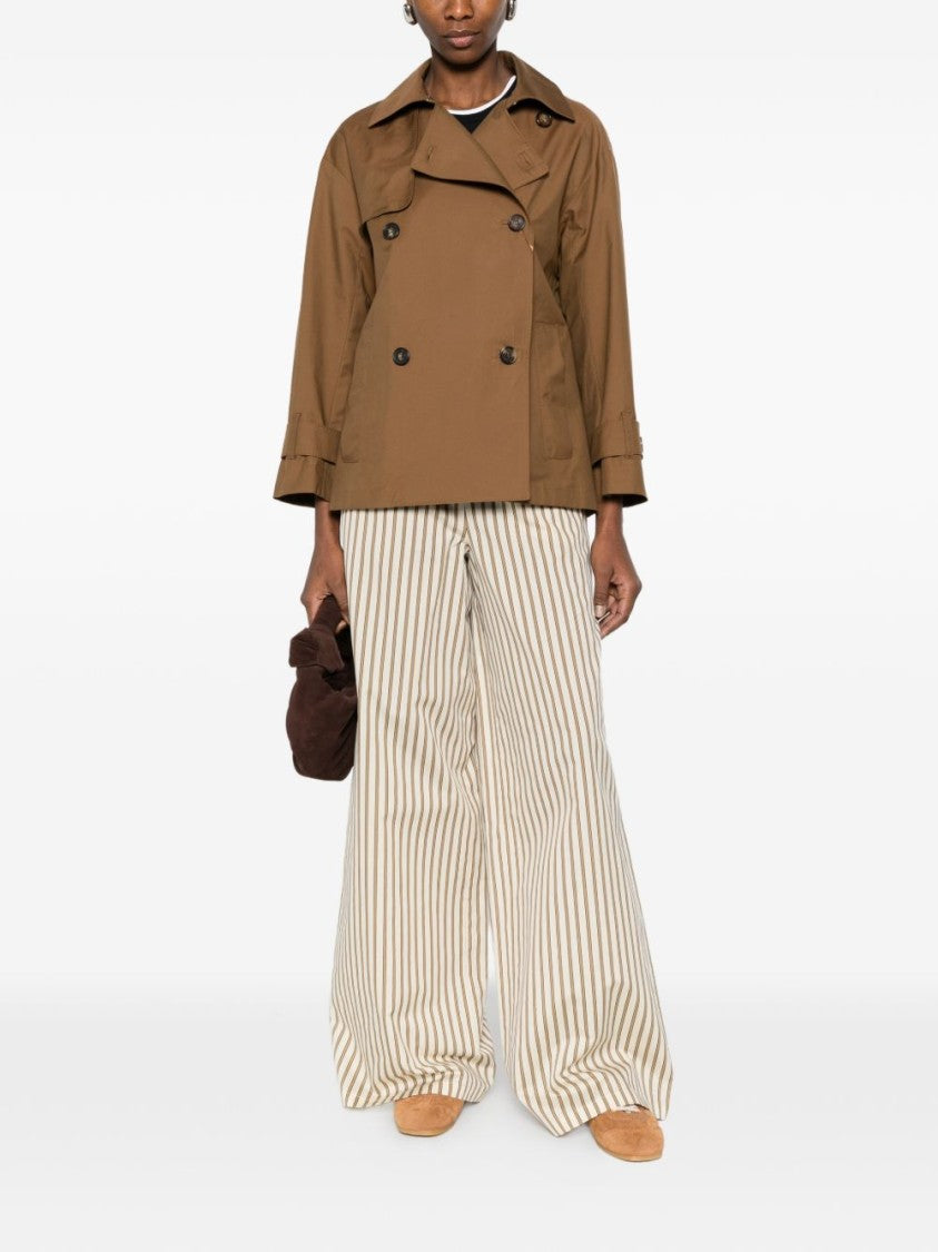 Max Mara Wide-Leg Striped Trousers