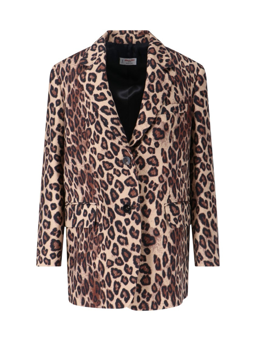 Alberto Biani Vibrant Multicolour Jacket With Structured Silhouette