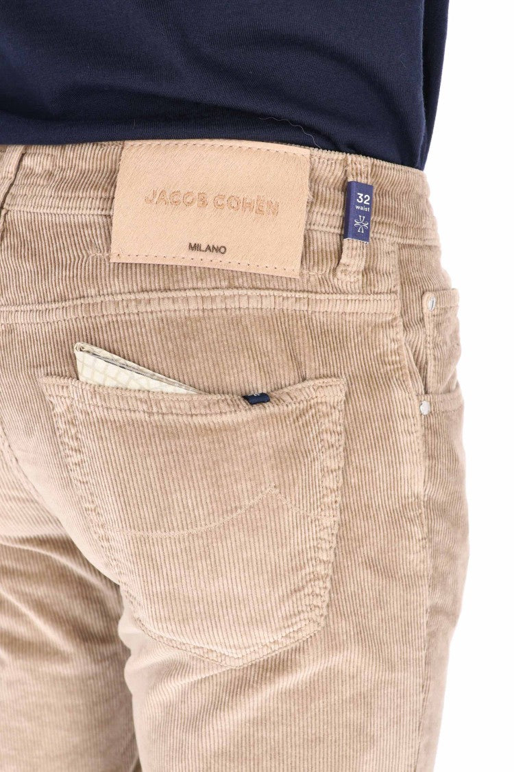 Jacob Cohen Scott Fit Mille Righe Velvet 5-Pocket Trousers
