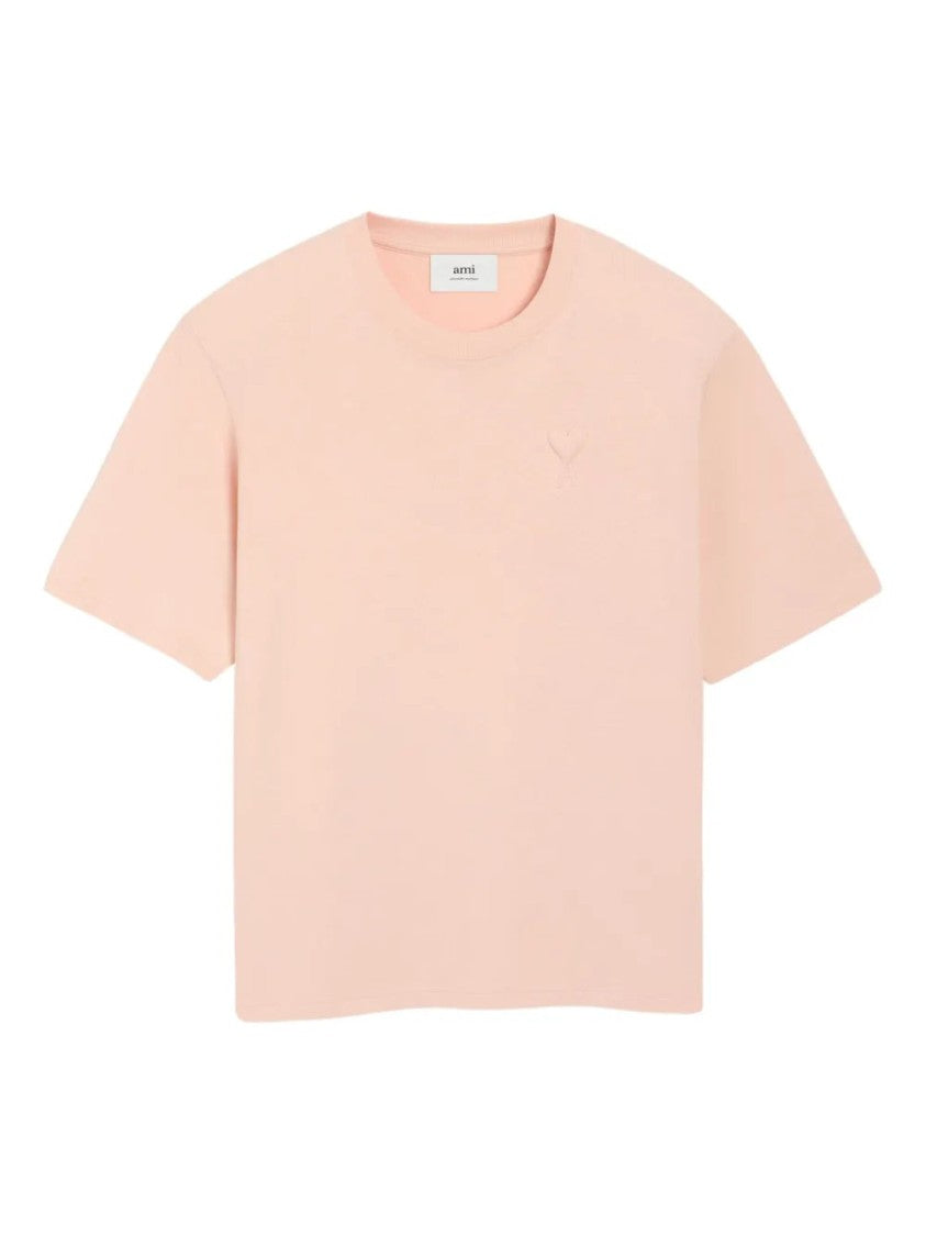 Ami Ami De Coeur-Motif Cotton T-Shirt