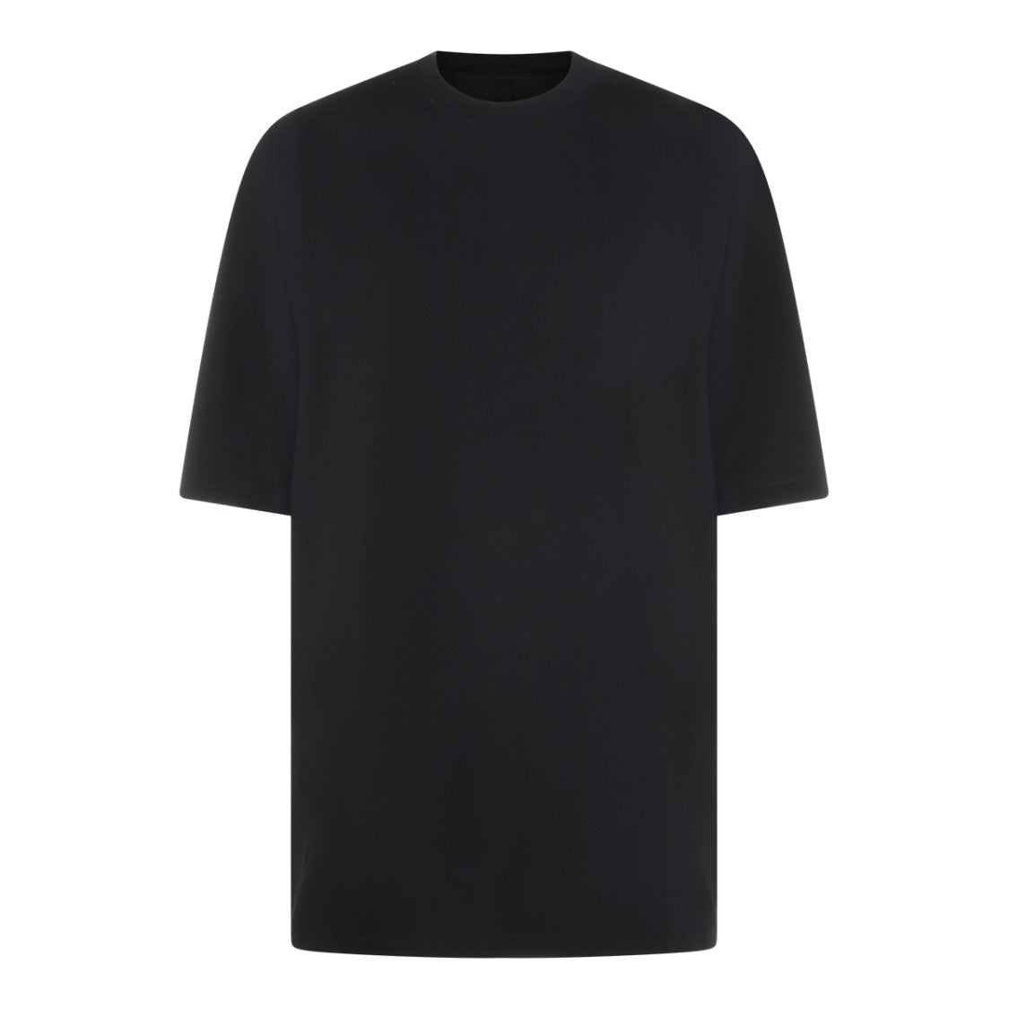 Rick Owens Oversized Black Cotton T-Shirt