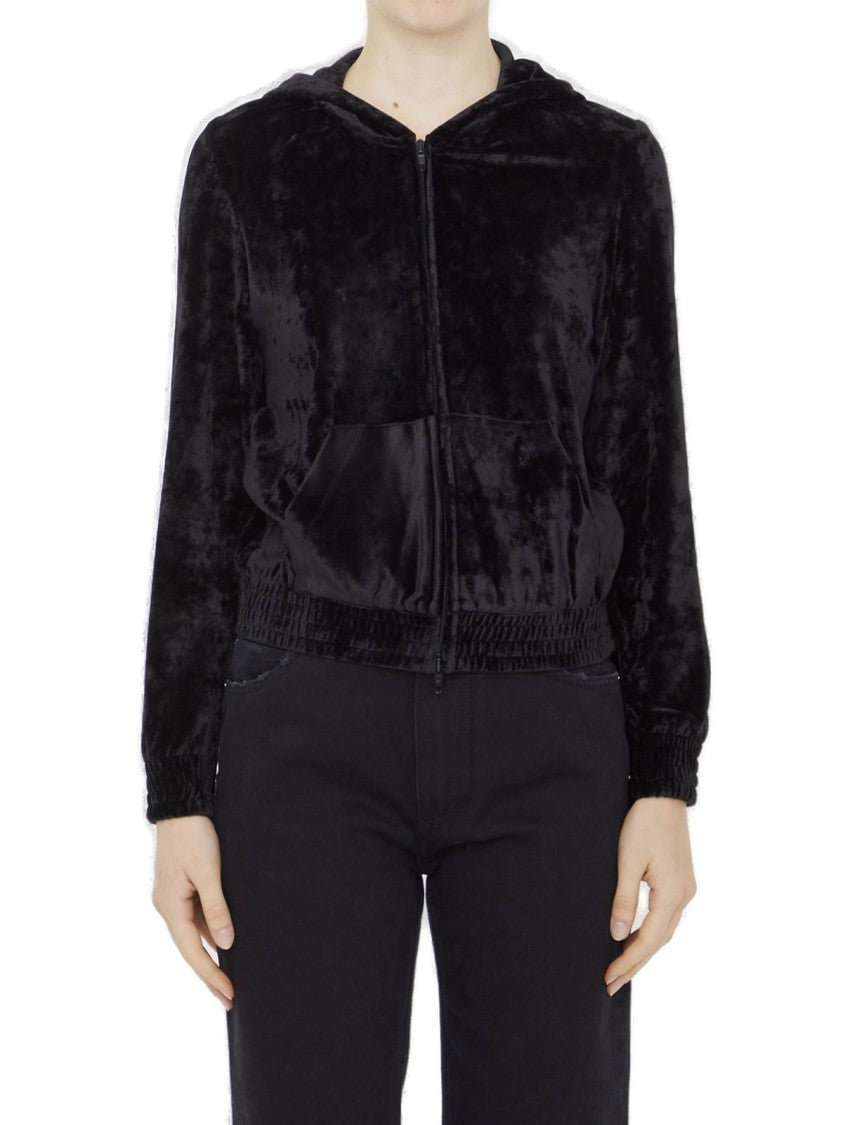 Balenciaga Bb Paris Zippered Sweatshirt