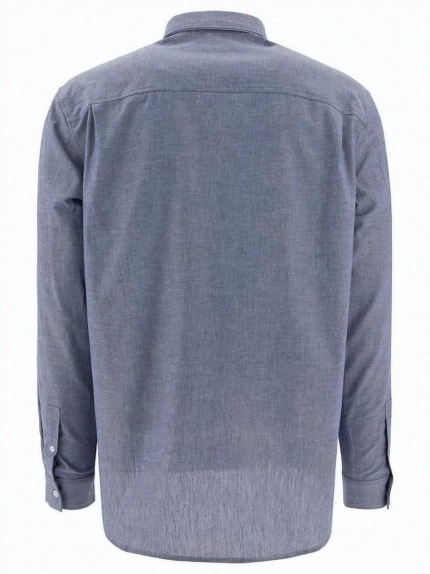 A.P.C. Long-Sleeve Button-Up Shirt With Subtle Branding