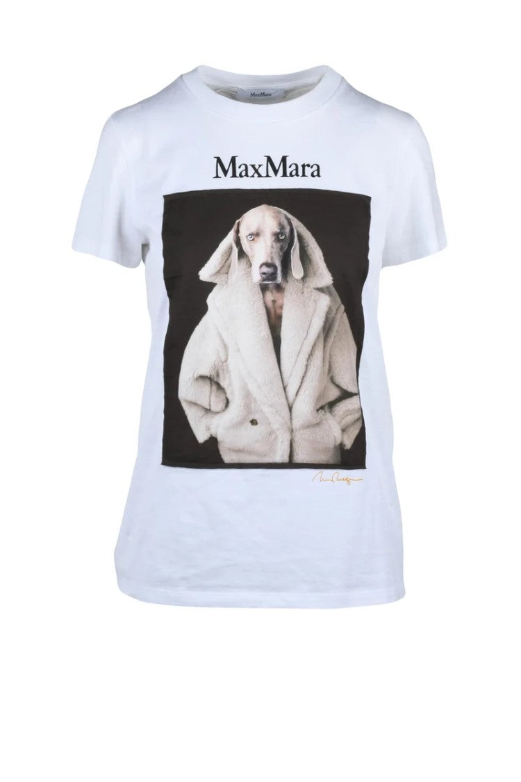 Max Mara Cotton T-Shirt - White