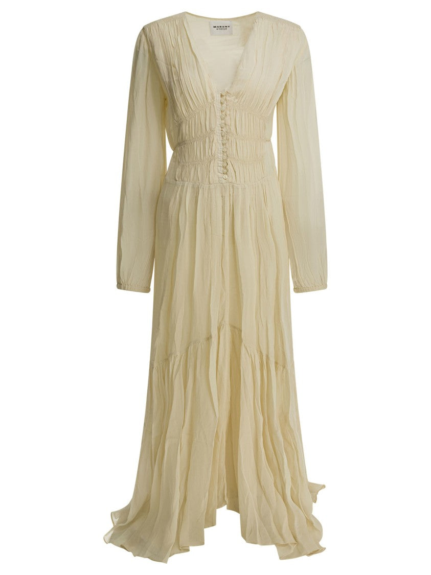 Isabel Marant Étoile Flowing Midi Dress With Deep V-Neckline