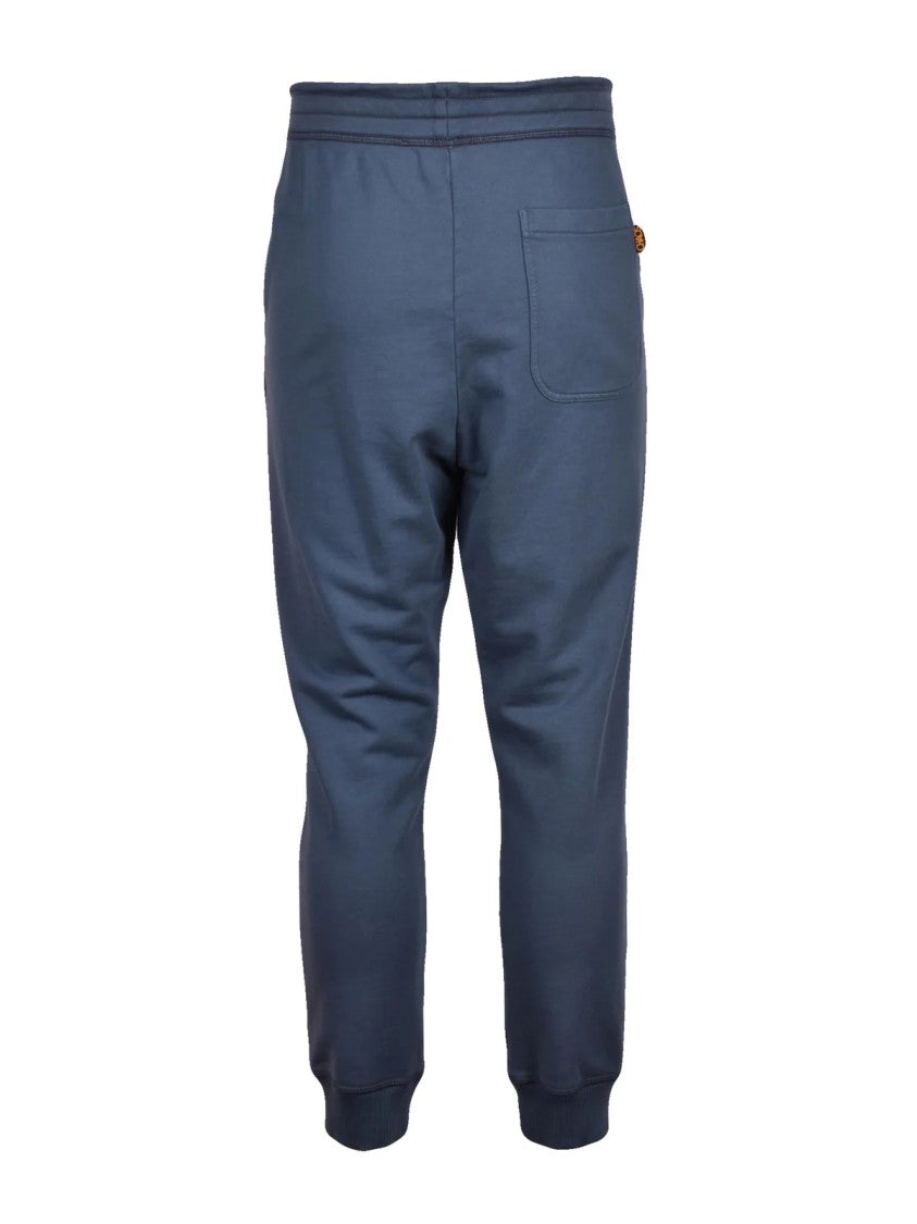 Vivienne Westwood Anglomania Relaxed-Fit Cotton Sweatpants With Embroidered Emblem