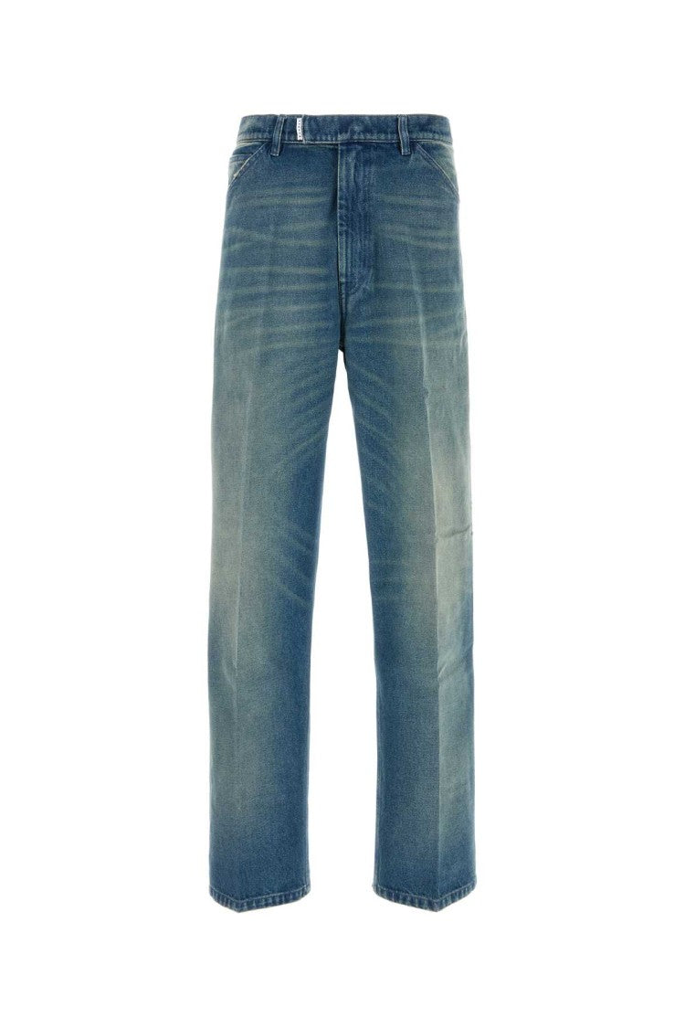 Random Identities Classic Straight-Leg Denim Jeans With Faded Wash
