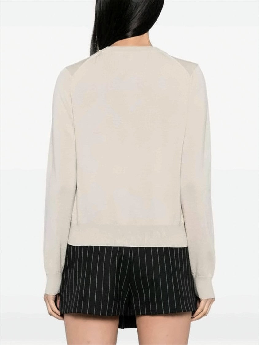 Maison Kitsuné Regular Fit Merino Wool Cardigan