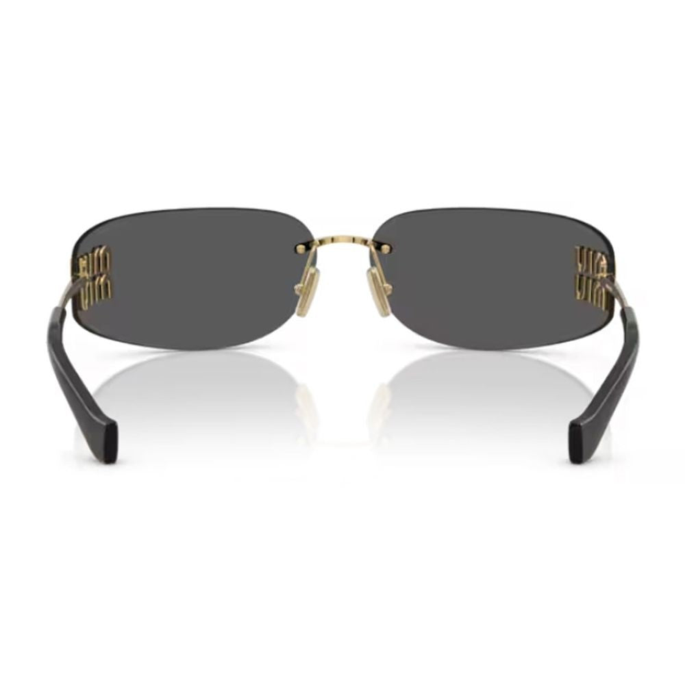 Miu Miu 0Mu A51s Aube Sleek Wraparound Sunglasses