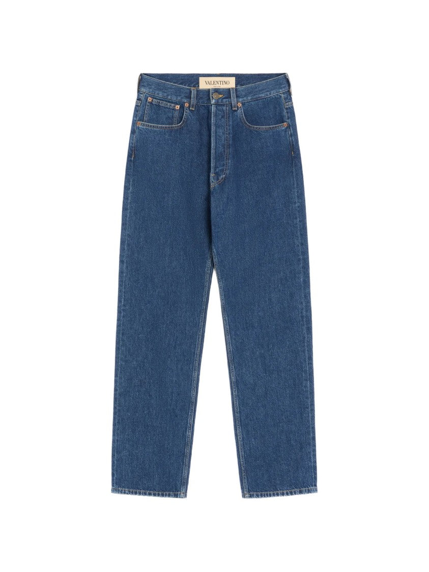 Valentino Mid-Blue Denim 5 Tasche Jeans