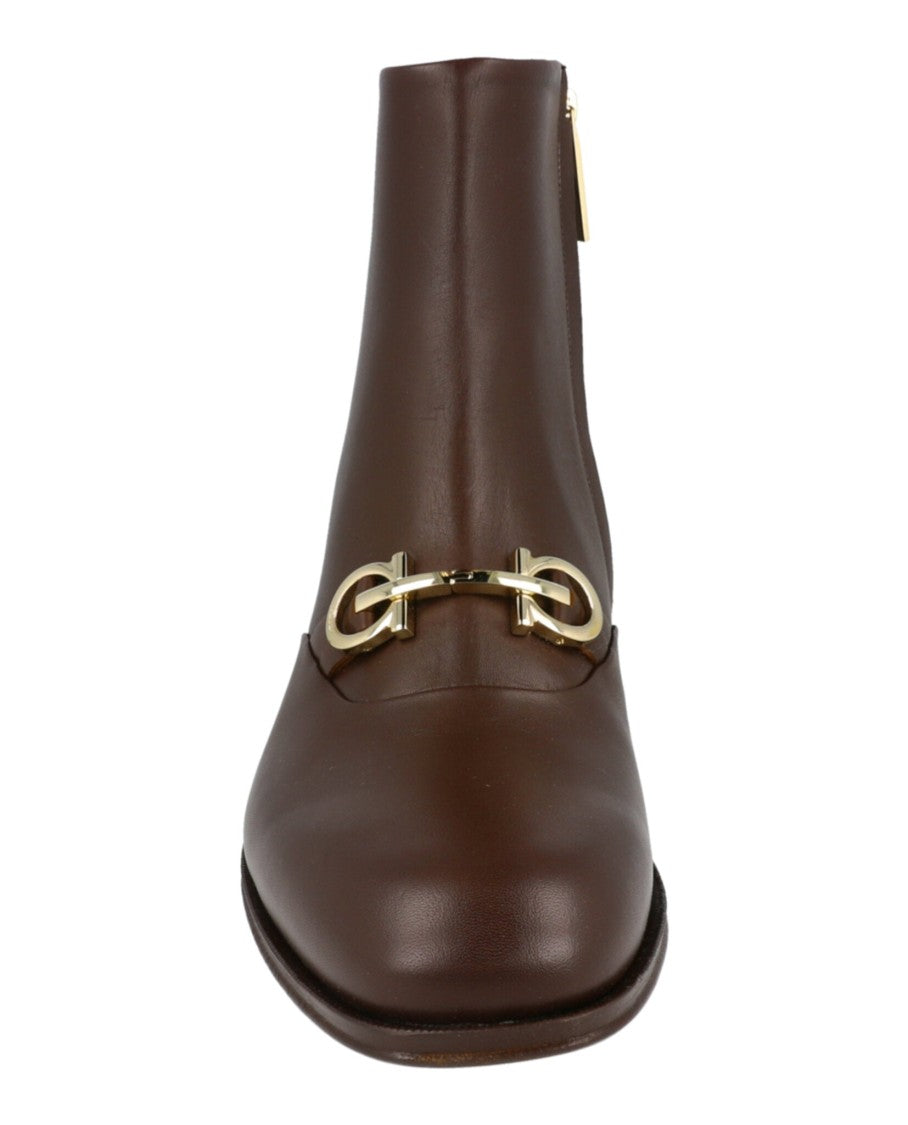 Ferragamo Geremia Gancini Ankle Boots