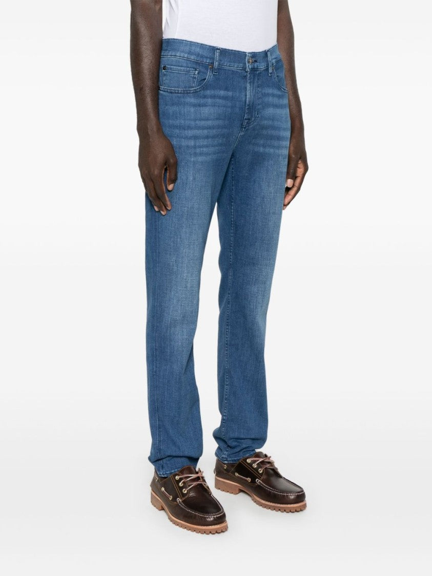 7 For All Mankind Classic Indigo Blue Denim Jeans