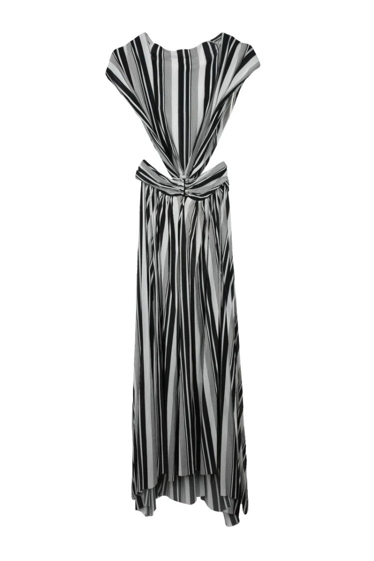 Philosophy Di Lorenzo Serafini V-Neckline Long Dress White/Black