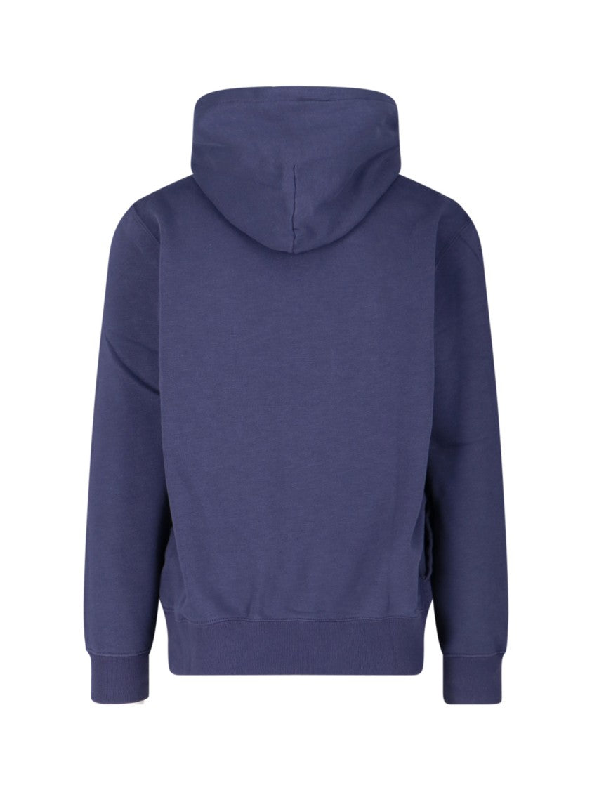 Polo Ralph Lauren Vintage-Inspired Bear Graphic Navy Hoodie