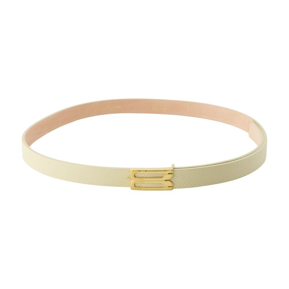 Victoria Beckham Micro Frame Belt - Leather - White