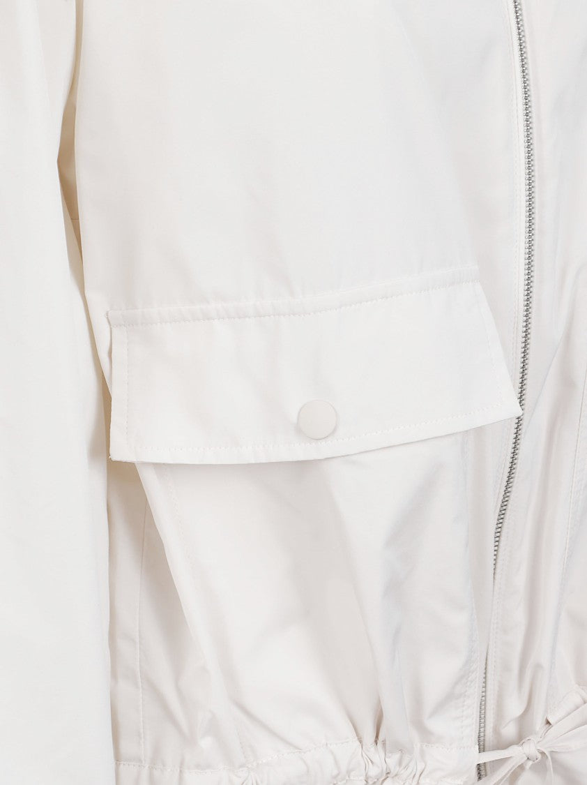 Peserico Cropped Jacket With Adjustable Drawstring Hem