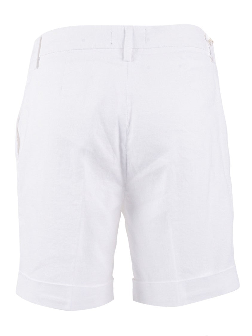 Fay White Chino 3 Pinces Shorts