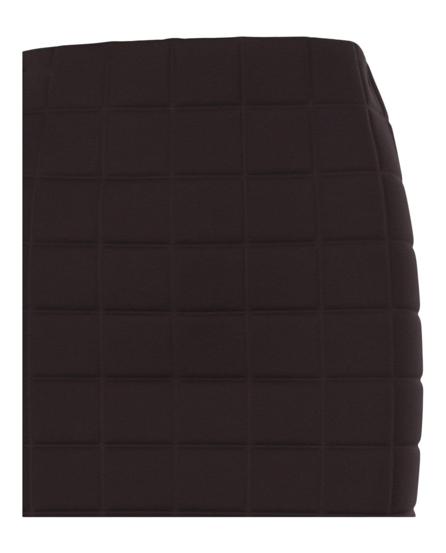 Bottega Veneta Quilted Fitted Pencil Skirt With High-Rise Design