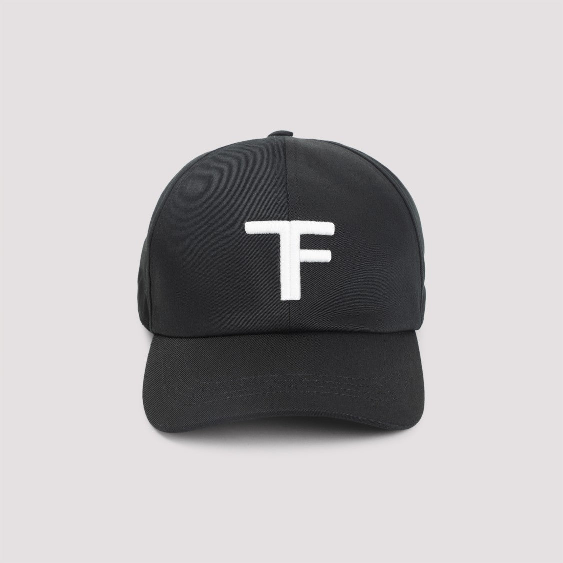 Tom Ford Black Baseball Cap With Embroidered Logo